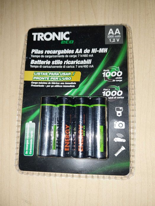 4 Pilhas Recarregaveis AA Ni-MH