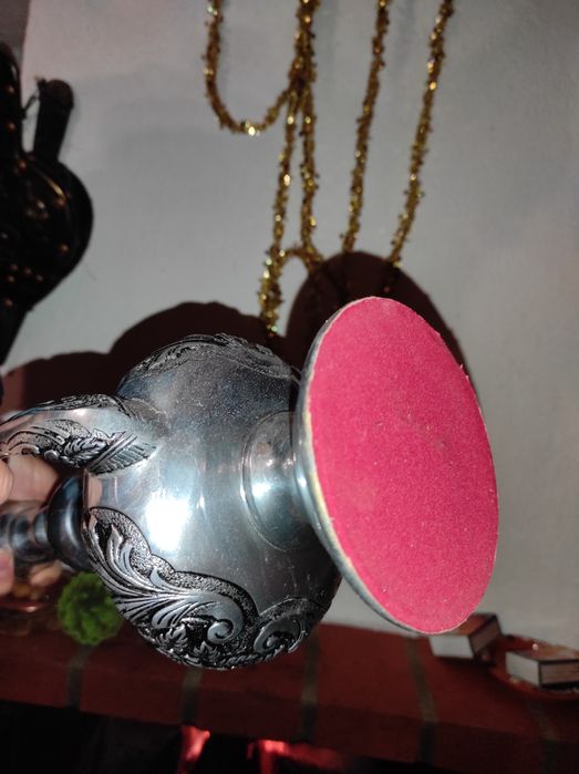 Jarra em formato de bule em casquinha