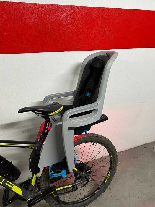 Cadeira de Criança para Bicicleta – Thule Ride Along - Forro reversível cinza/rosa