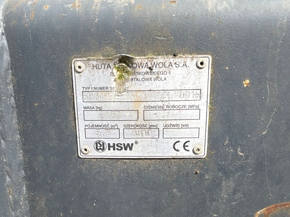 Łyżka do ładowarki HSW Ł 534