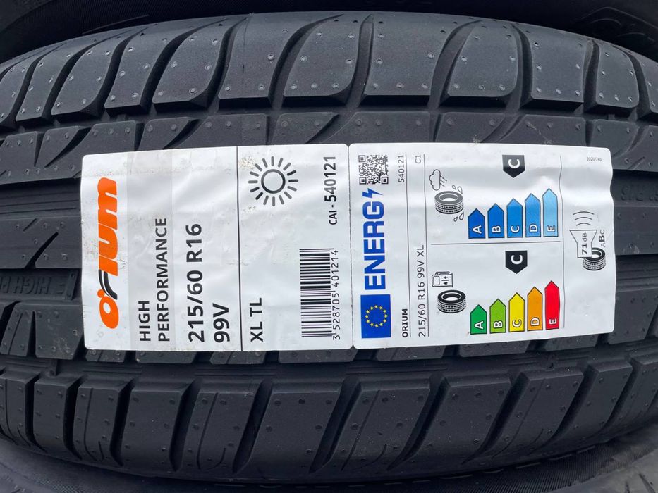 Шини нові 215/60/16 Orium;Підрозділ Michelin;Резина R16 нова;Склад R16