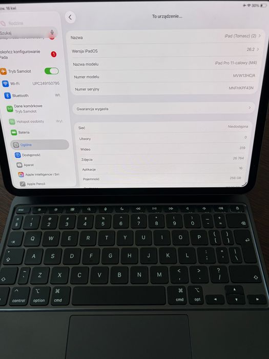 Apple iPad Pro 11 M4 256 Magic Keyboard
