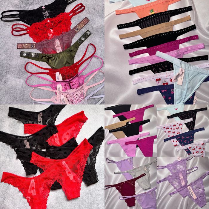 Жіночі трусики безшовні, бразиліана, стрінги PINK / Victoria’s Secret