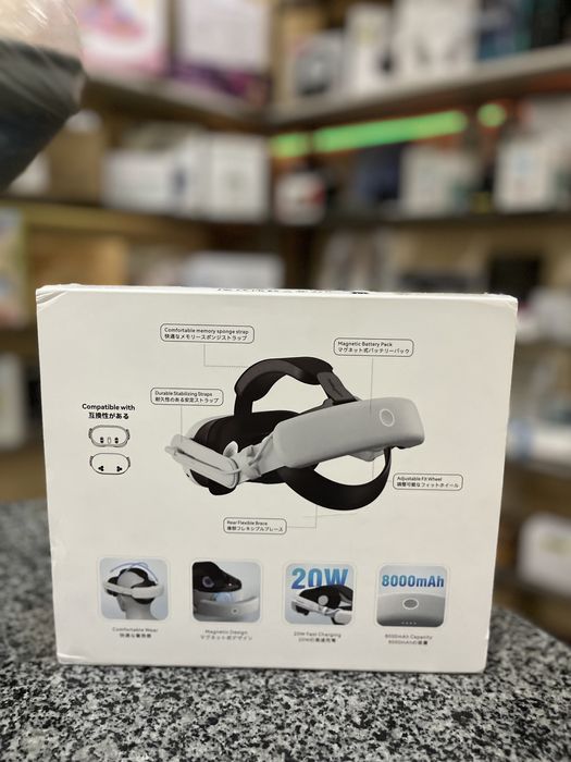 Кріплення-ремінець з акумулятором 8000mAh для Meta Quest 3/3S