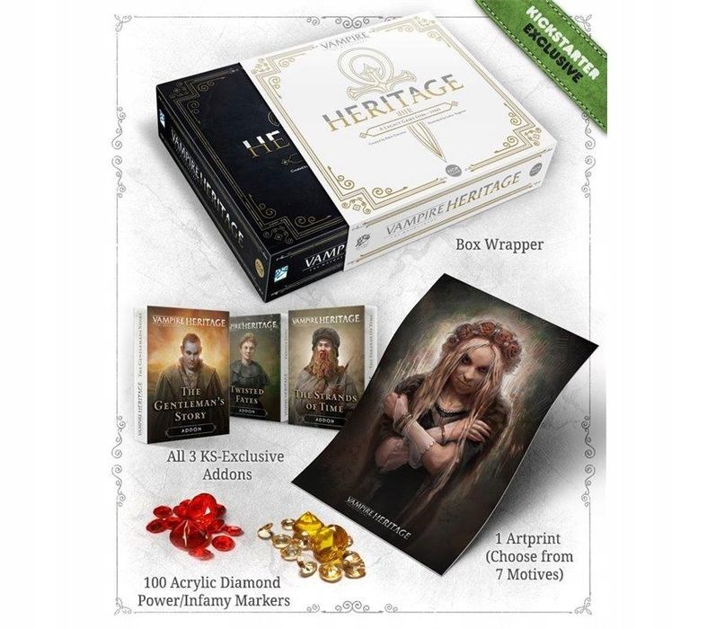 Vampire heritage Kickstarter edition + reset pack