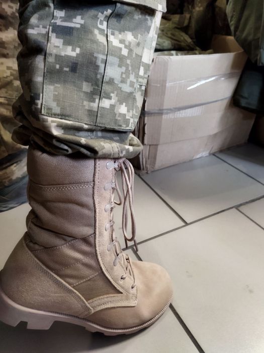 Берці весна-літо JUNGLE US KHAKI SPEED LACE Cordura Desert Mil-Tec