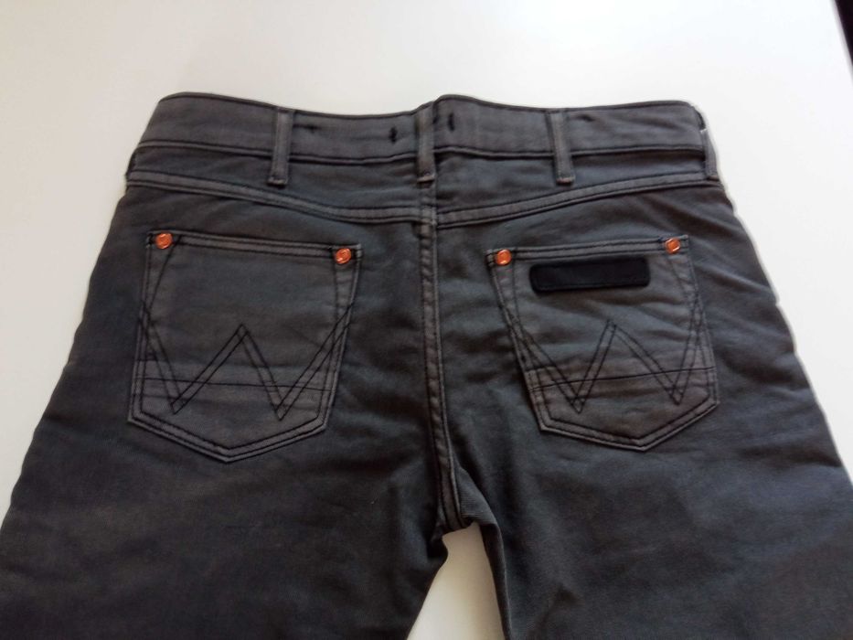 Jeansy Wrangler W28L30 Molly szare vintage