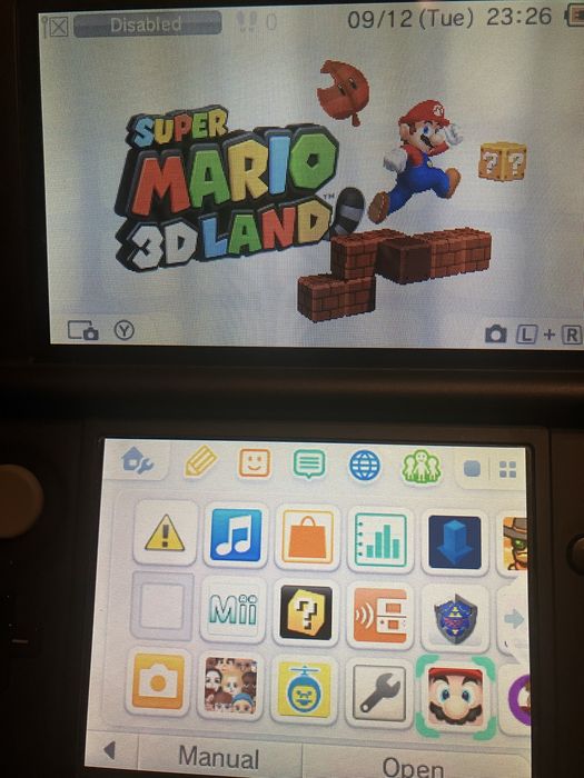 Nintendo 3DS LL XL + rysik, gry, kabel, super stan, Mario Bros