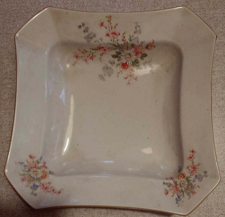 Talerz salaterka Ćmielów  stara porcelana