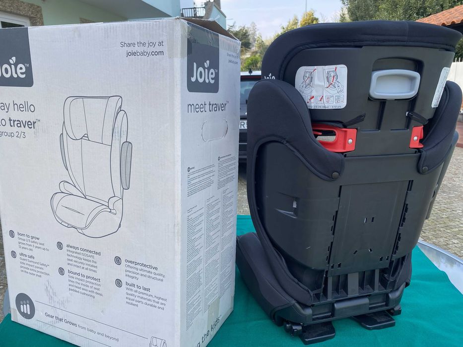 Cadeira Auto Joie Traver Grupo 2/3 (15-36kg) – Excelente Estado