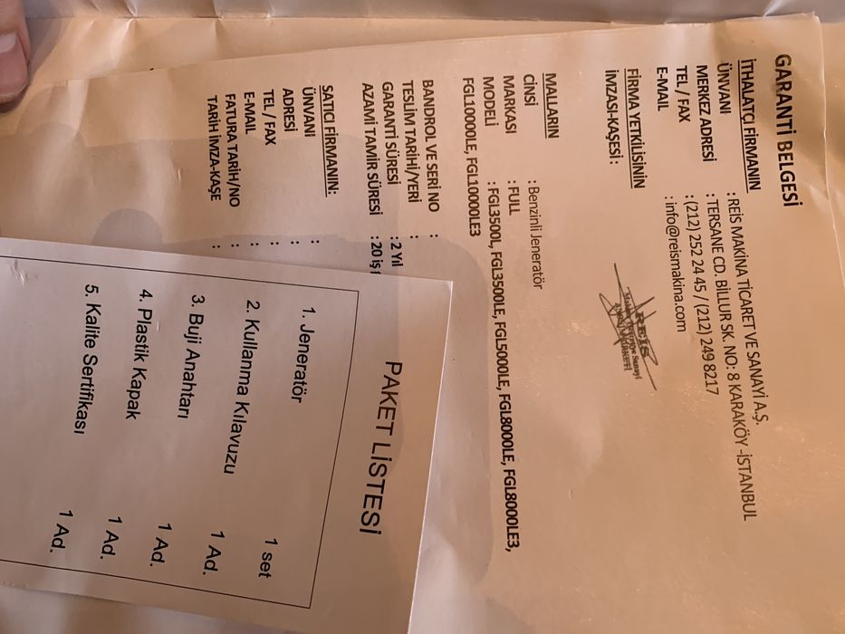 Генератор Full FGL5000LE