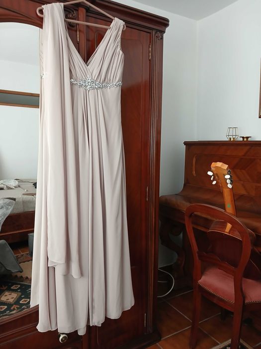 Cerimónia vestido tamanho S