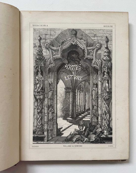 1874, Artes e Letras, 3ª série. Ed. Rolland & Semiond, Lisboa