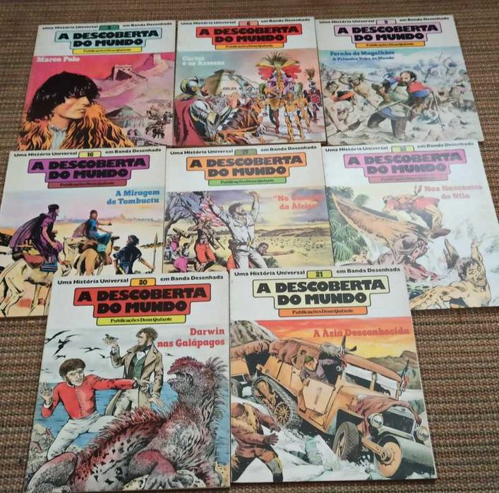 A Descoberta do mundo + 3 Revistas BD VISÃO 1975 - novos