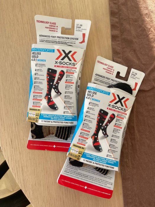 Шкарпетки гірськолижні X-Socks Helixx Gold 4.0