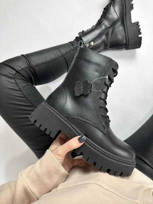 Натуральна шкіра/замша!Зима!Стильні зручні черевики