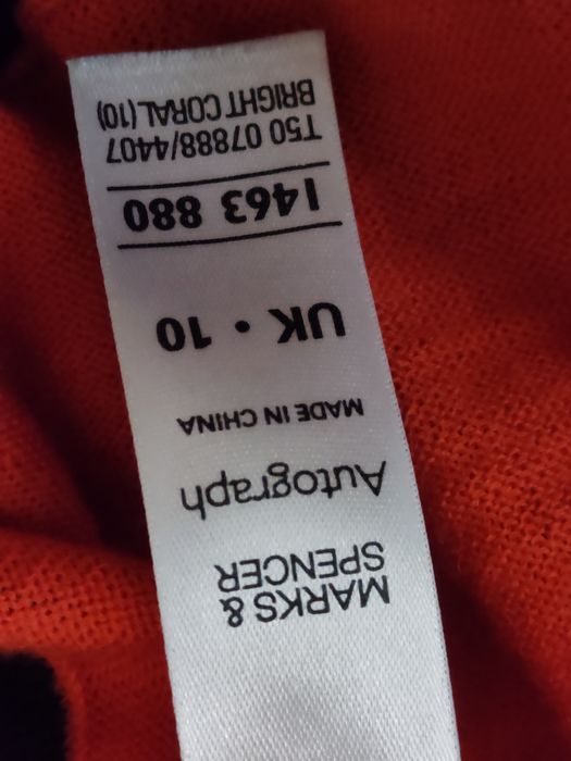 Sweter, tunika z golfem.