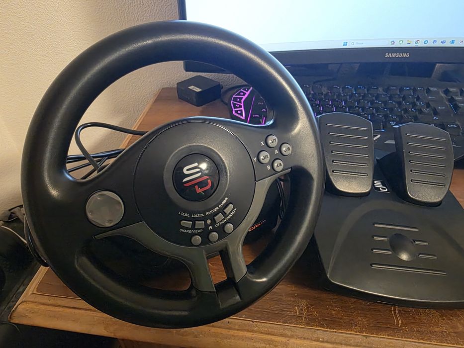 Керма Superdrive Universal Racing Wheel з педалями