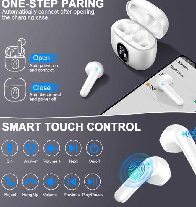 качественные беспроводные наушники Drsaec i52 Bluetooth 5.3 IP7 стерео