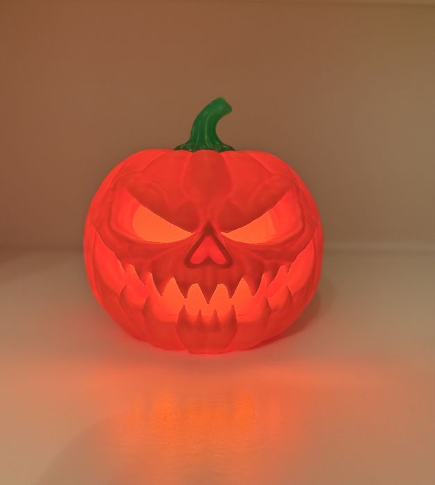 dynia Halloween 3D, dekoracja Halloween, świecąca dynia, ozdoba LED