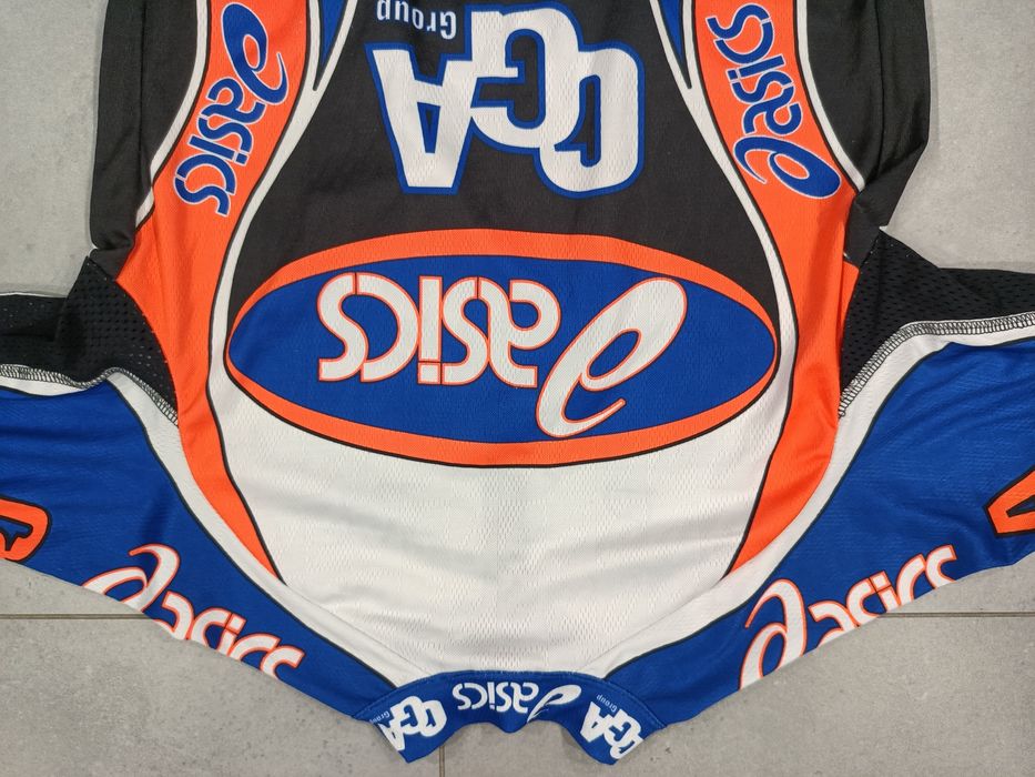 Vintage koszulka Asics kolarska roz. M męska rowerowa