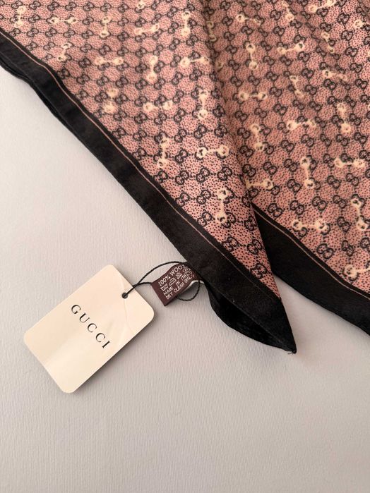 Хіт сезону хустка в стилі Gucci 90x90 см