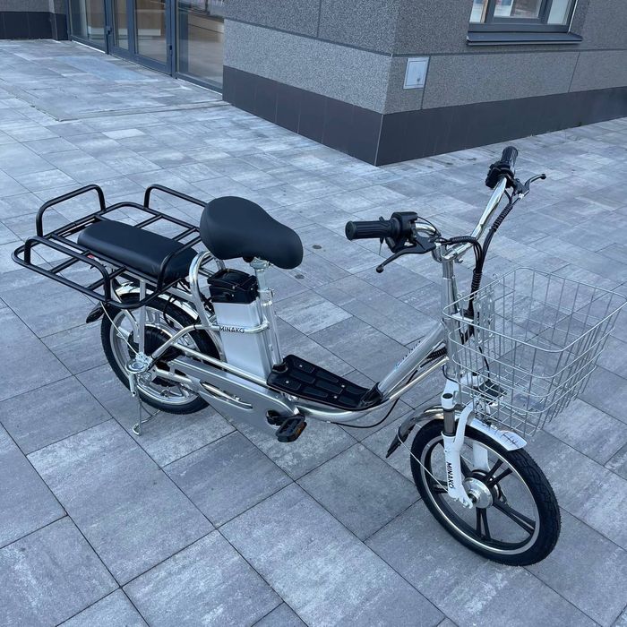 СУПЕР ЦIНА‼️Електровелосипед MINAKO V2 V3 V4 з кошиком 500W 16Ah ХIT