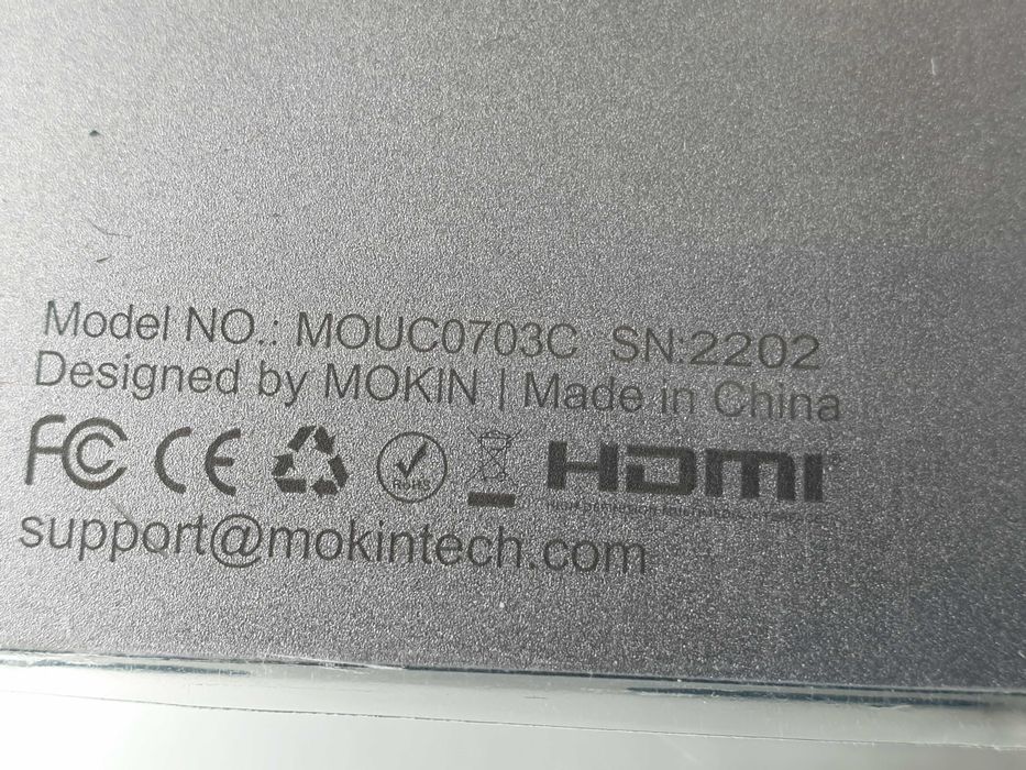 адаптер   USB-C to Dual HDMI MOKIN MOUC0703C кабель HDMI Dell