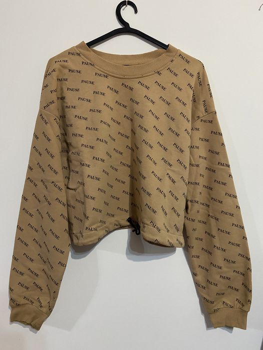 Sweat creme da bershka