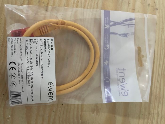 10 Network Cables, 0.5 Meters – New64584779463937121
