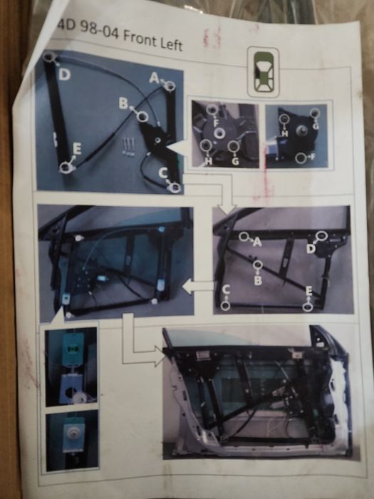 Отдам бесплатно стеклоподъемник ауди а6 с5