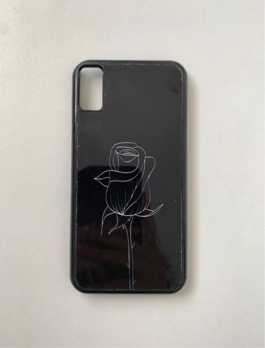 Czarny case na iPhone X / iPhone XS