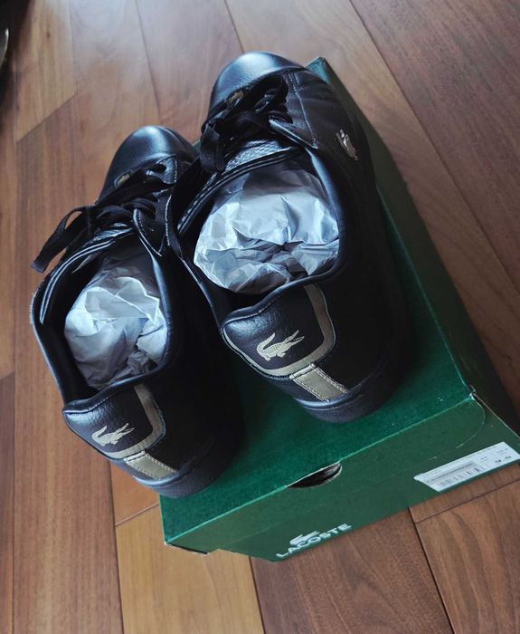 Buty Lacoste Carnaby evo czarne roz. 44