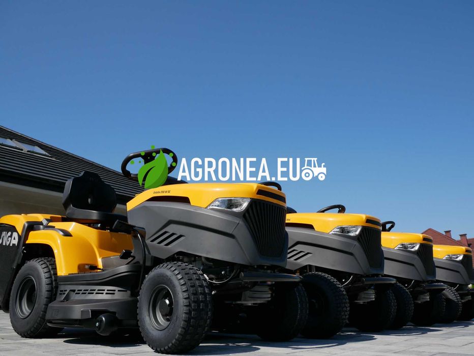 STIGA 398W traktor kosiarka nowy,  gwarancja 36m  dostawa do domu, po przeglądzie PDI ,  2 cylindry V2  kosz HIT, raty 0% nie cedrus sthil dla Ciebie