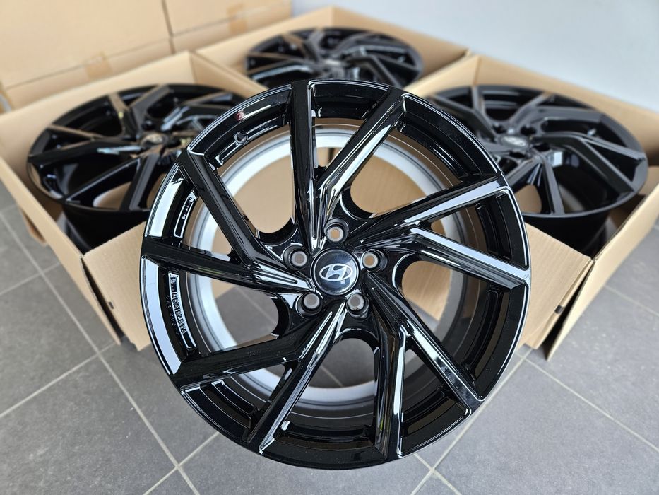 Hyundai 19 " Nowe 5x114,3 Tucson Kona Santa Fe i30 IONIQ Felgi Czarne