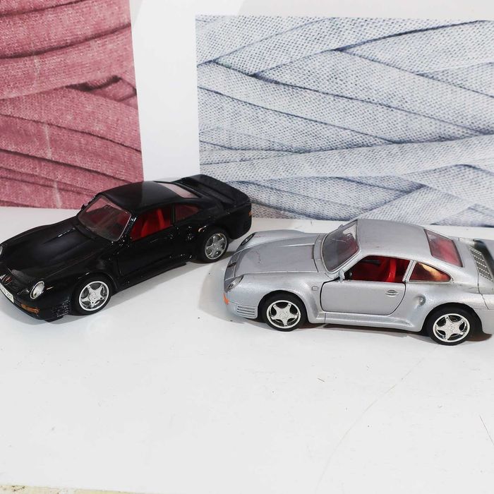 Conjunto 2x Carros Miniatura Porsche 959