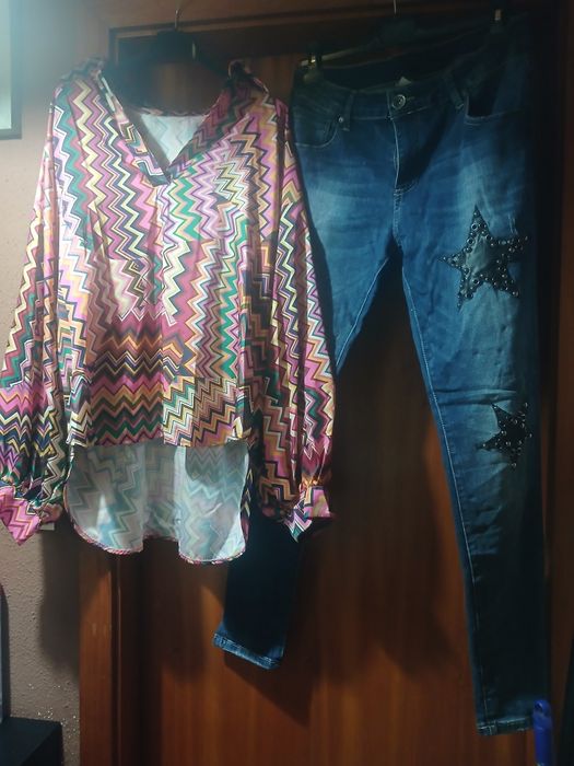 Conjunto calça e camisa xl