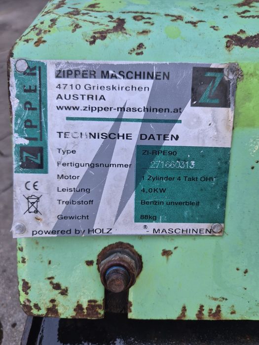 Zagęszczarka zipper 90kg z niemiec