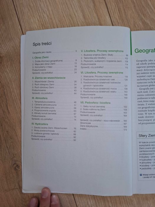 Podręcznik do geografi klasa 1