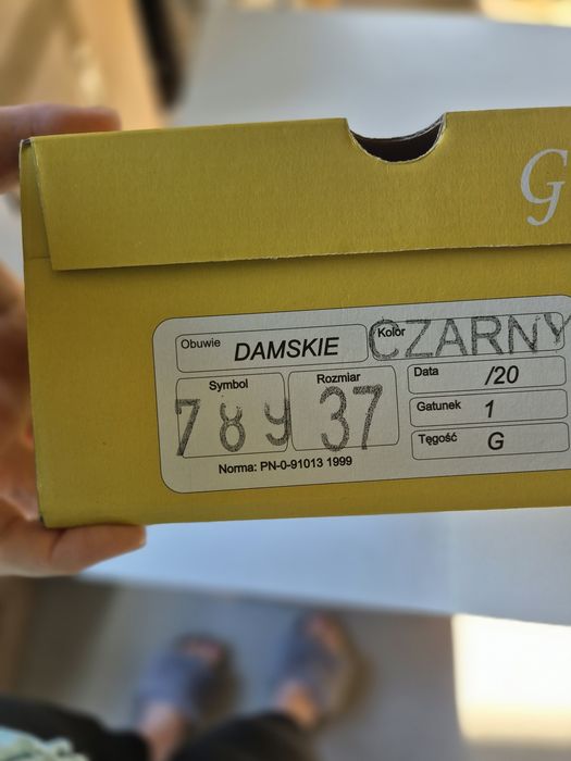 Czółenka skórzane roz 37