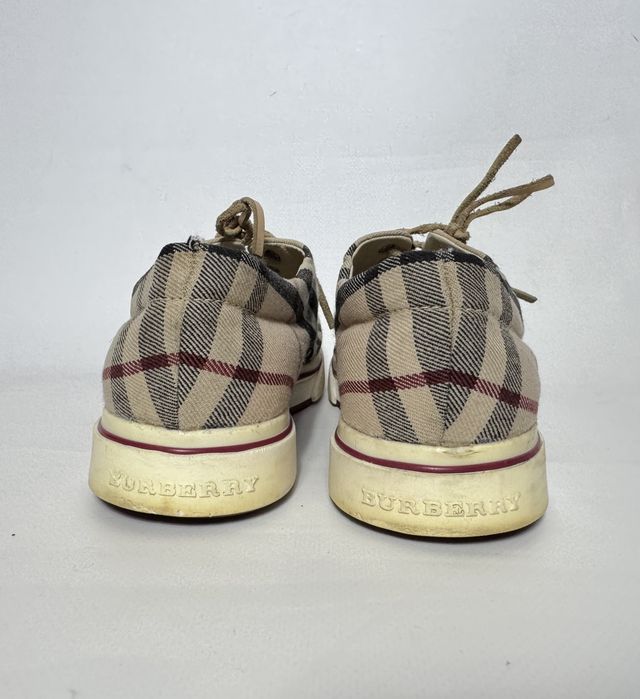 Жіночі кеди burberry клетка вінтаж