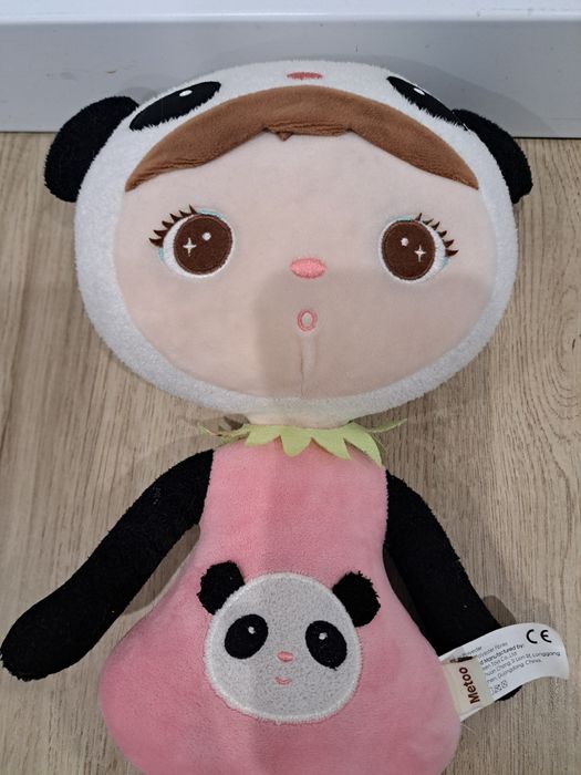 Lalka, miękka, Panda, Metoo, 48cm