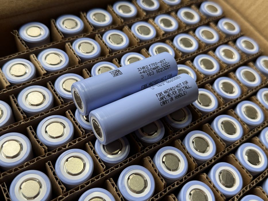 Акумулятор 21700 Samsung 40T 4000 mAh 45A Li-ion (високострумовий, новий)