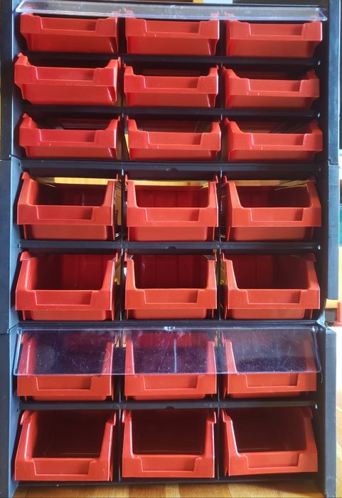 Classificadores de gavetas empilháveis modulares Tayg