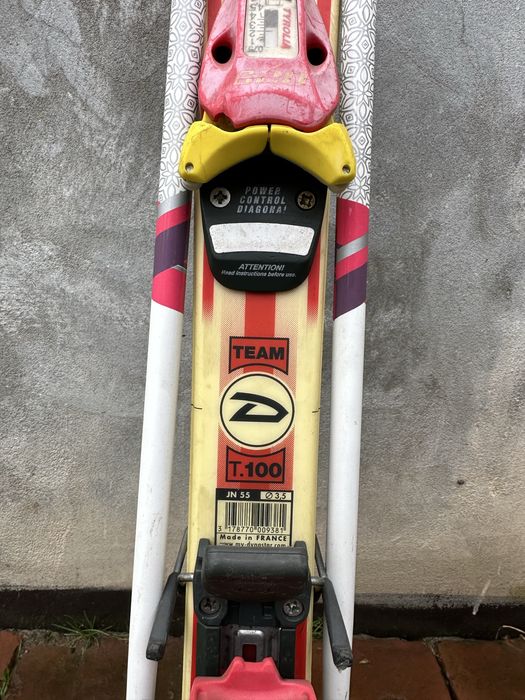 Narty dziecięce Dynastar Team 100 cm + kijki