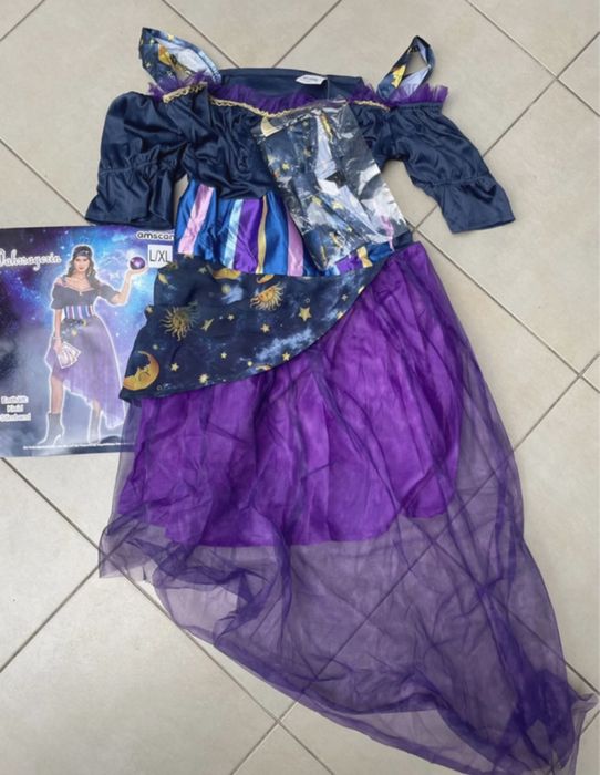 Kostium stroj roz.L/XL Cyganka Wrozbitka Tarocistka halloween karnawal