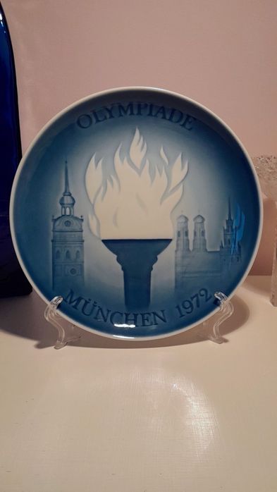 Porcelanowy talerzyk B&G - Olimpiada Monachium 1972( kolekcjonerski)