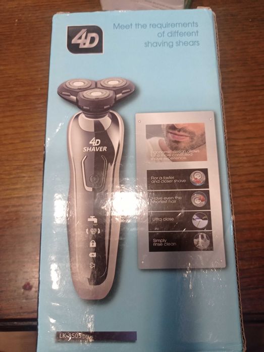 Sprzedam Nowa golarka do brody SHAWE 4D ładowanie USB