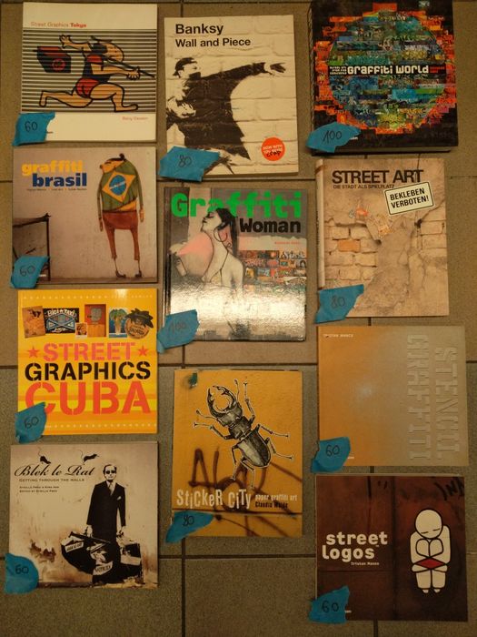 Książka graffiti street art graphics