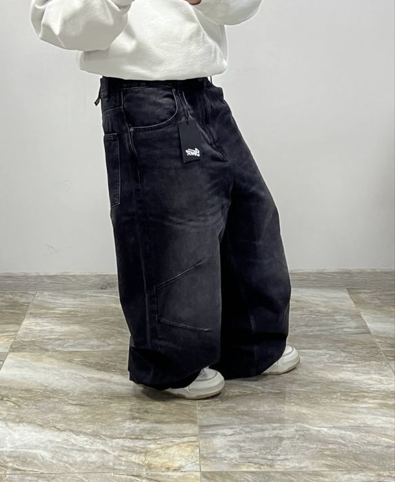 Нові Мега широкі джинси Super BAGGY rap широкие джинсы Jaded London ty